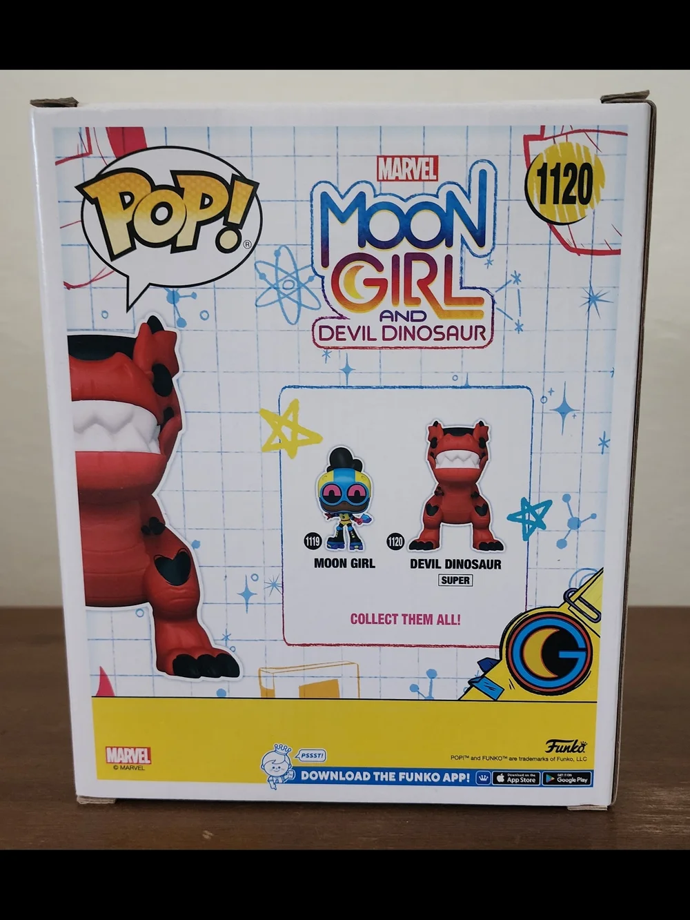 Funko Pop! Marvel Moon Girl Devil Dinosaur #1120 Red & Black